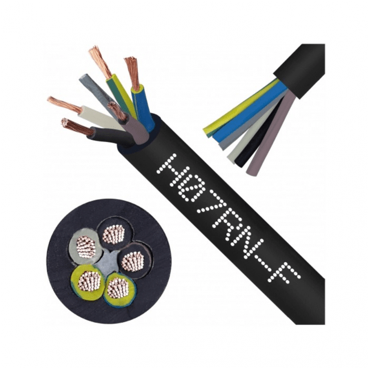 Przewód izolacji gumowej (OnPd) H07RN-F 5G35 5x35 -zdjęcie numer 1