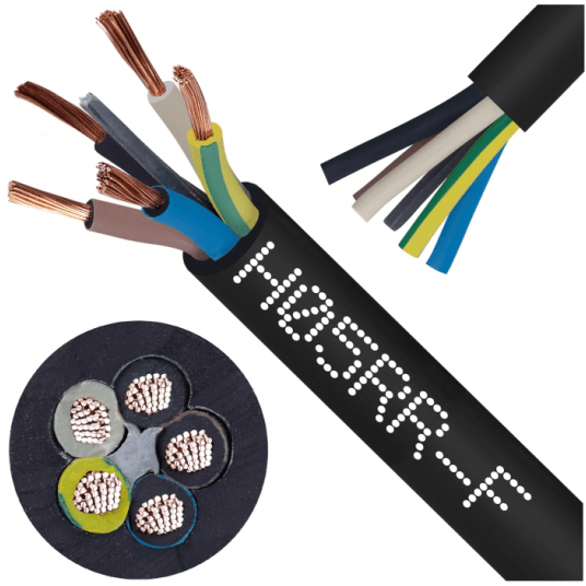 Przewód izolacji gumowej (OW) H05RR-F 5G1,5 5x1,5 -zdjęcie numer 1