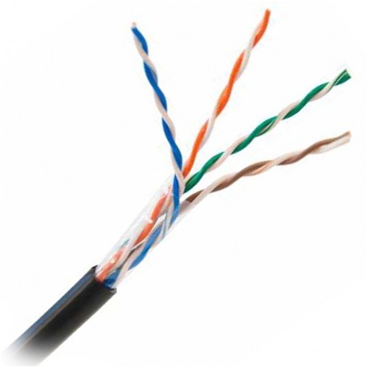 Przewód LAN UTP 4x2x0,5 kat.5e zewn.suchy Alantec -zdjęcie numer 1