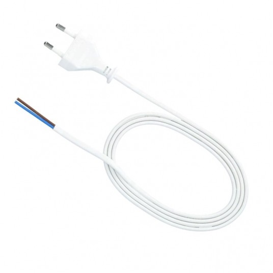 Przewód przyłączeniowy OMYp 2x0,75 1,9m z wtyczką -zdjęcie numer 1