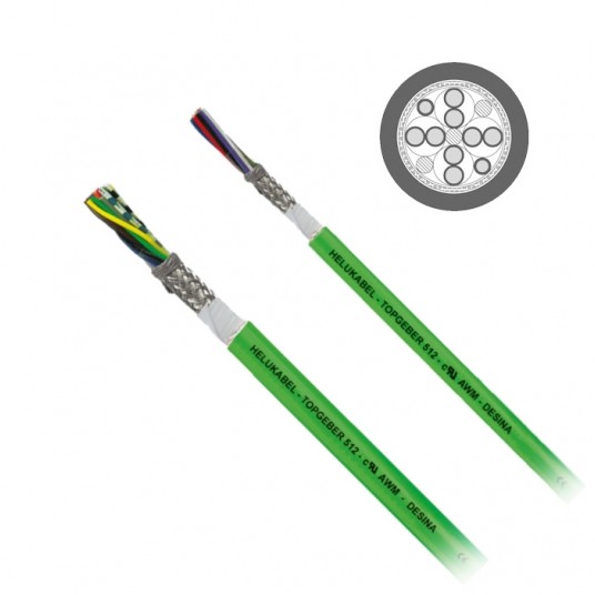 Przewód TGEBER512 4x2x0,25 QMM 350V do prowadnic -zdjęcie numer 1