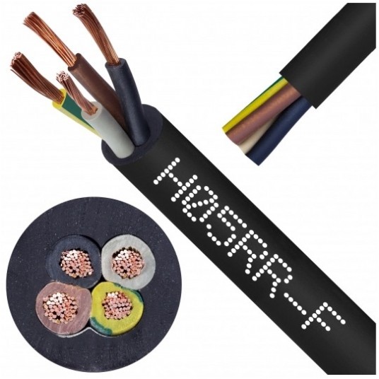 Przewód w izolacji gumowej (OW) H05RR-F 4G1,5 -zdjęcie numer 1