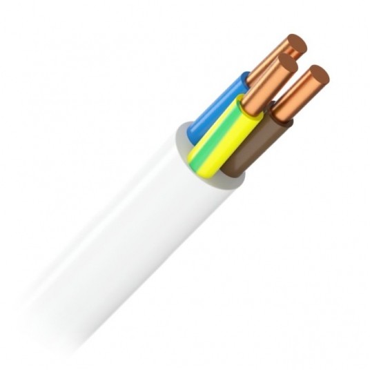 Przewód YDY 3X2,5mm2 żo 450/750V -zdjęcie numer 1