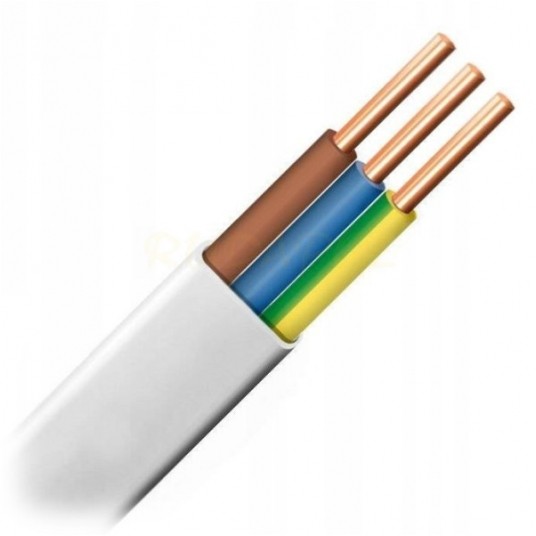 Przewód YDYp 3x1,5mm2 żo 450/750 Damir -zdjęcie numer 1