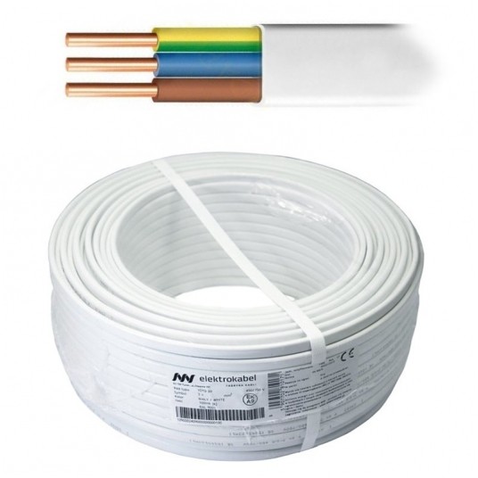 Przewód YDYp 3x2,5mm2 żo 450/750 Elektrokabel 100m -zdjęcie numer 1