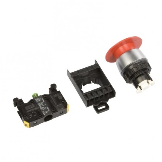 Przycisk grzybkowy 1Z 22mm czerwony ST22-DC-10 -zdjęcie numer 1