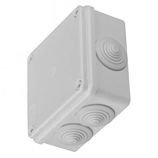 Puszka elektryczna natynkowa S-BOX 106 IP65 szara -zdjęcie numer 1