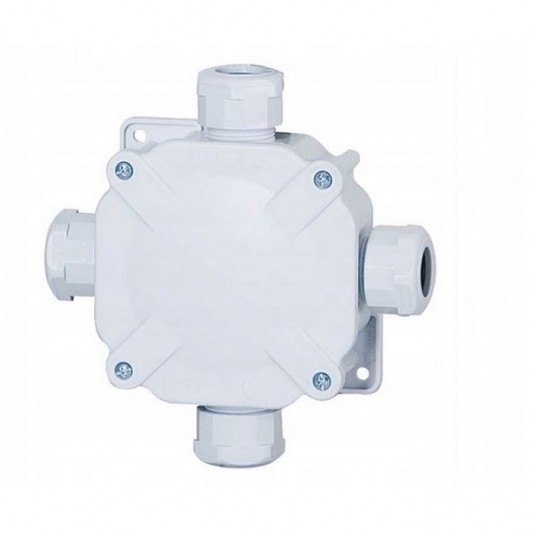 Puszka hermetyczna z zaciskami szara 27P 5x6mm2 -zdjęcie numer 1