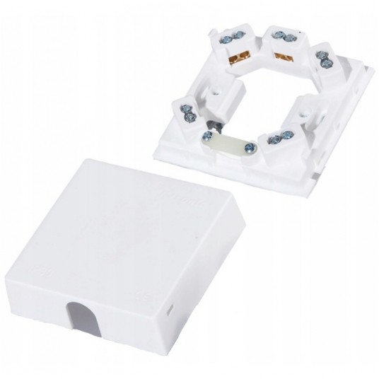 Puszka n/t przyłaczen. do kuchenek 80x80x25 3-faz -zdjęcie numer 2