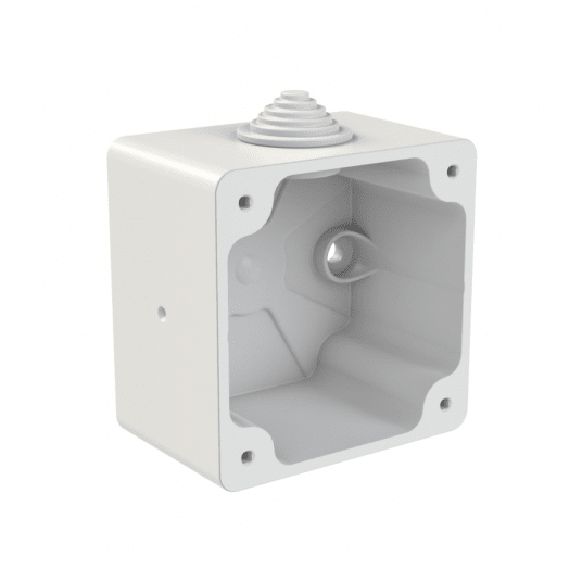 Puszka natynkowa do gniazd tablicowych 75x75 IP44 -zdjęcie numer 1