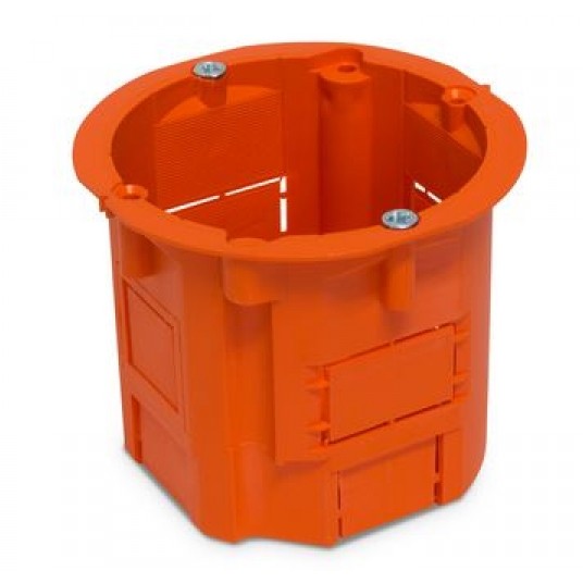 Puszka podtynkowa PK 60x60 głęboka z wkrętem -zdjęcie numer 1