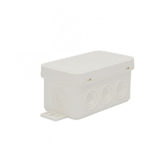 Puszka V8 80x45x41mm n/t IP54 8-wlot.klik biała -zdjęcie numer 1