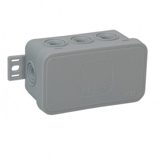 Puszka V8 80x45x41mm n/t IP54 8-wlot.klik popiel -zdjęcie numer 1