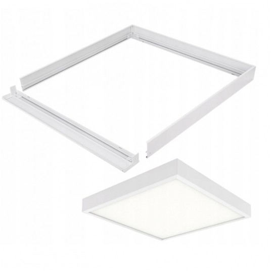 Rama Panela LED Spectrum 600x600x65 biały -zdjęcie numer 1