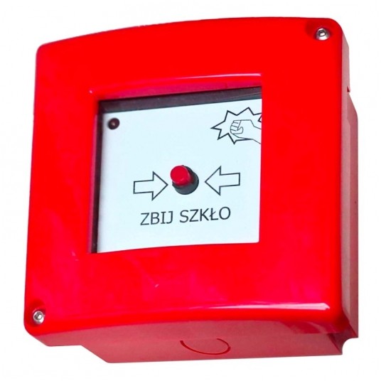 Ręczny przycisk pożarowy bez młoteczka -zdjęcie numer 1