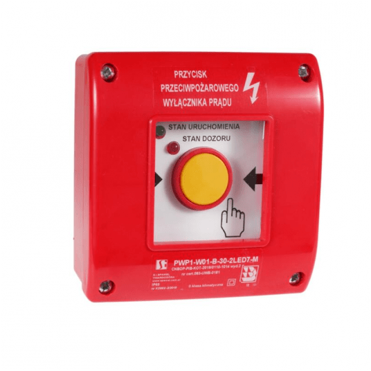 Ręczny przycisk uruchamiania PWP1 2xLED młoteczek -zdjęcie numer 1