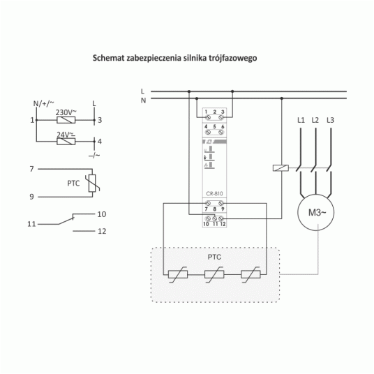 Regulator temperatury CR-810 DUO 24 AC/DC -zdjęcie numer 2