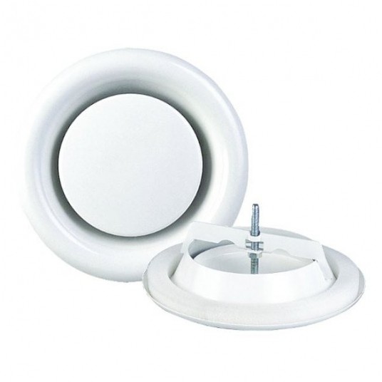 REK Anemostat DEC DVS z ramką montażową 125n -zdjęcie numer 1