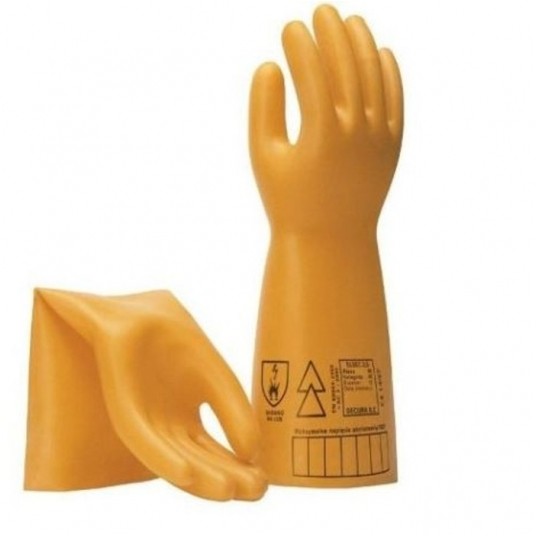 Rękawice elektroizolacyjne ELSEC 2,5kV rozm. 9 -zdjęcie numer 1