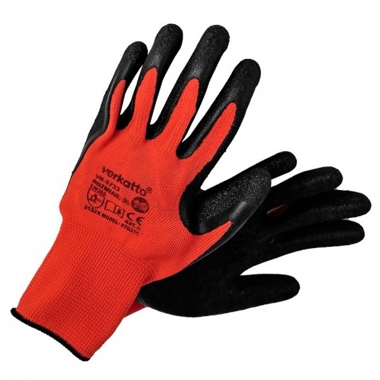 Rękawice ochronne VR-5733 LATEX RED 10 XL -zdjęcie numer 1