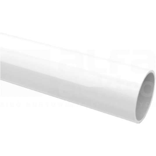 RL 47 Rura elektroinstalacyjna biała 3m sztywna -zdjęcie numer 1