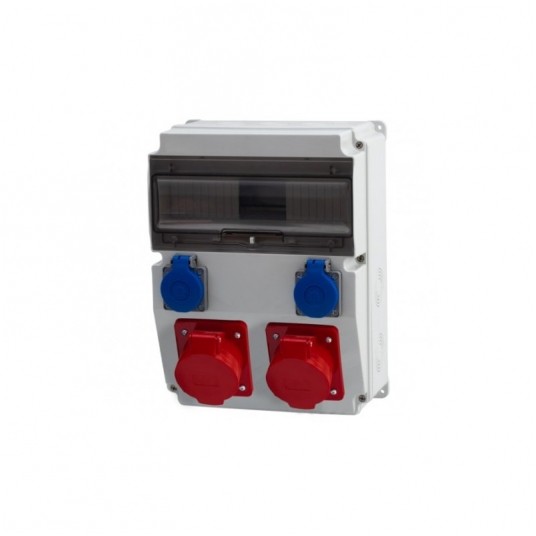 Rozdzielnica CAJA 12M 2x16A 5P 2x230V -zdjęcie numer 1