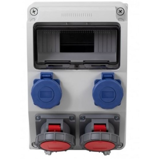 Rozdzielnica CAJA 9M 16/5,32/5,2x230V IP65 -zdjęcie numer 1