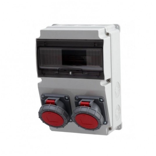 Rozdzielnica LAGO 10M 32/5 2x230V IP65 -zdjęcie numer 1