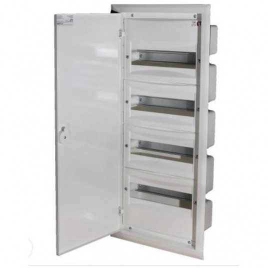 Rozdzielnica moduł. RP 4x18 podtynk. drzwi metal. -zdjęcie numer 1