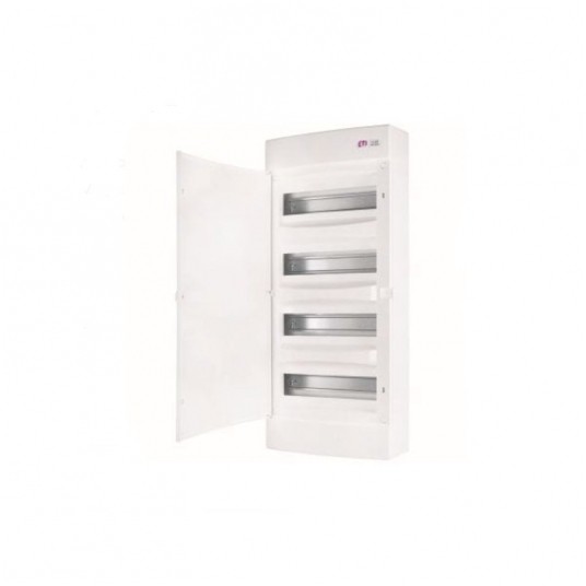 Rozdzielnica modułowa 4x12 natynkowa białe drzwi -zdjęcie numer 1