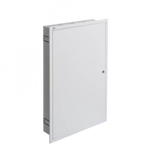 Rozdzielnica podt. metal 5x24 IP30 N+PE biała -zdjęcie numer 1