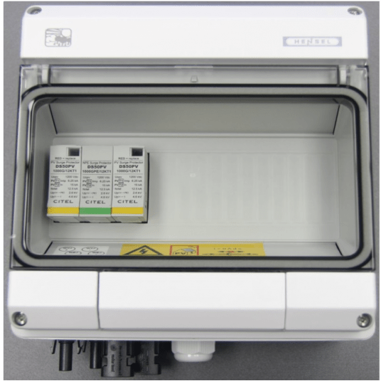Rozdzielnica PV - 1 MPPT DC T1/T2 CITEL HENSEL -zdjęcie numer 1