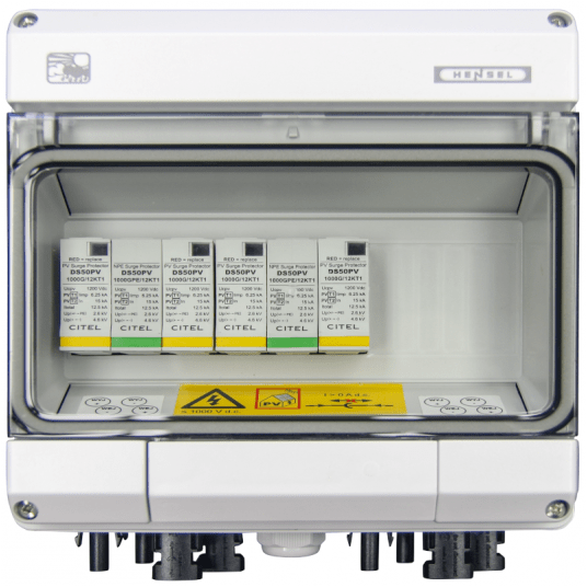 Rozdzielnica PV - 2 MPPT DC T2 CITEL HENSEL -zdjęcie numer 1