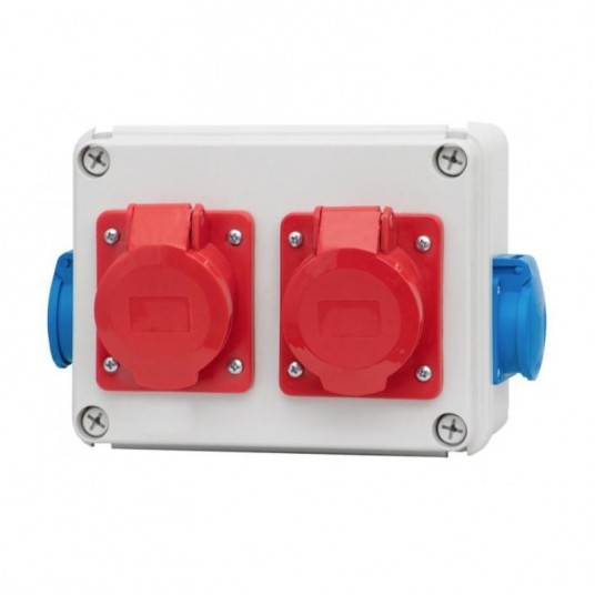 Rozdzielnica R-190 2x32/5,2x230V IP44 -zdjęcie numer 1