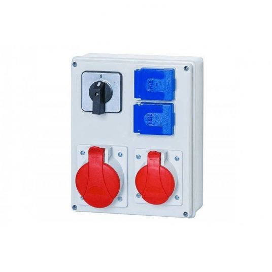 Rozdzielnica R-240 16/5,32/5,2x230V, 0/1(32A) -zdjęcie numer 1