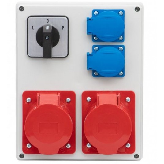 Rozdzielnica R-240 16/5,32/5,2x230V, L/P(32A) -zdjęcie numer 1