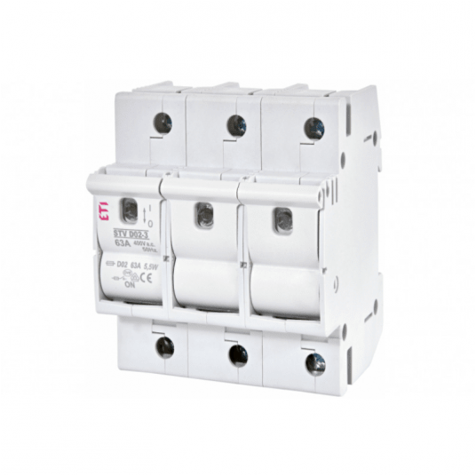 Rozłącznik bezpiecznikowy 63A 3P STV D02 -zdjęcie numer 1