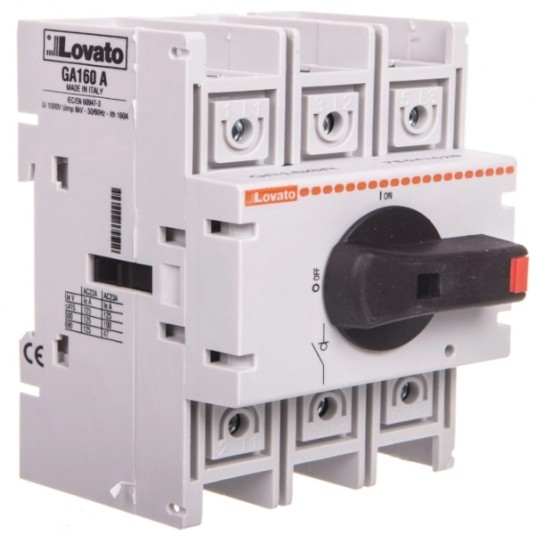 Rozłącznik izolacyjny 3P 160A GA160A LOVATO -zdjęcie numer 1
