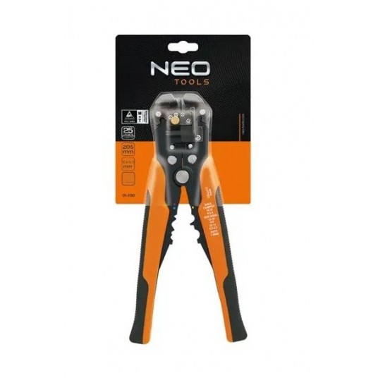 Ściągacz izolacji 0,2-6mm czołowy 205mm NEO -zdjęcie numer 1