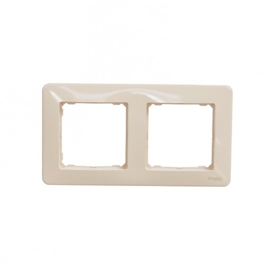 SEDNA Desing Ramka 2-krotna beżowa -zdjęcie numer 1