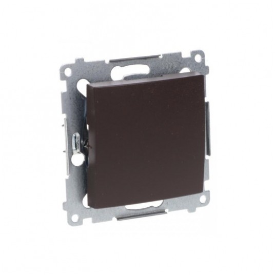 Simon 54 Łącznik pojedynczy, brąz mat -zdjęcie numer 1