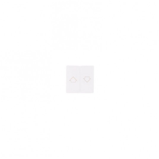 Simon 82 Klawisz podw. przycisku żaluzjowego biały -zdjęcie numer 1