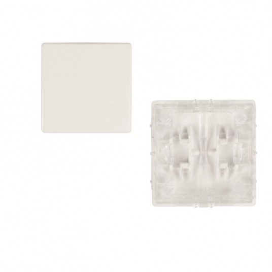 Simon 82 Klawisz pojedynczy do łącznika biały -zdjęcie numer 1
