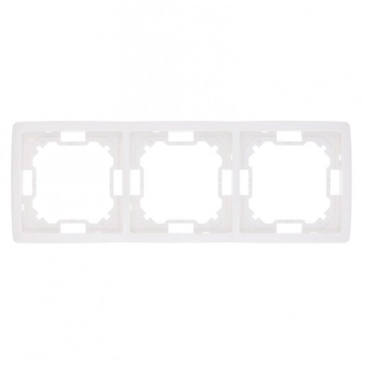 Simon Basic Standard Ramka potrójna uniw. biała -zdjęcie numer 1