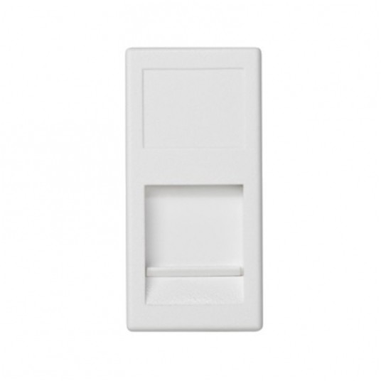 Simon Connect Płytka K45/2 1xRJ z osłoną KA76/9 -zdjęcie numer 1