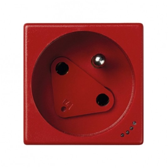 Simon Gniazdo Connect KLS02/6 M45 czerwony 2M 16A -zdjęcie numer 1