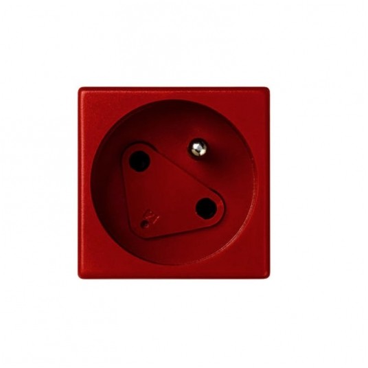 Simon Gniazdo Connect KS22/6 16A 230V DATA czerwon -zdjęcie numer 1