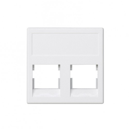 Simon Płytka Gniazda Connect KB76/9 K45 2xRJ -zdjęcie numer 1