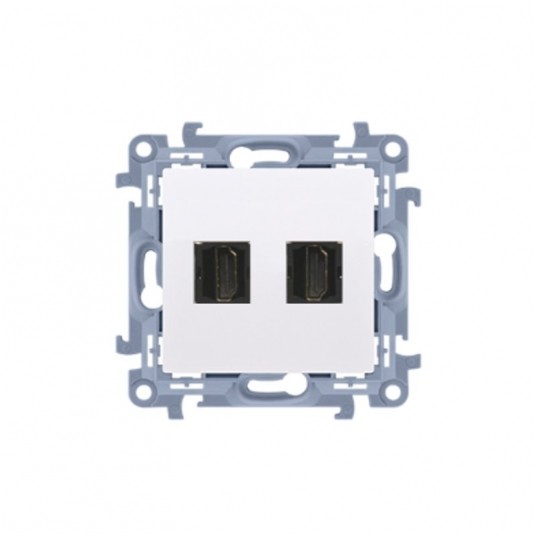 Simon10 Gniazdo HDMI podwójne -zdjęcie numer 1
