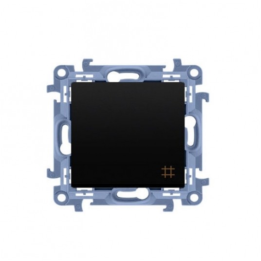 Simon10 Łącznik krzyżowy 10AX IP20 czarny mat -zdjęcie numer 1